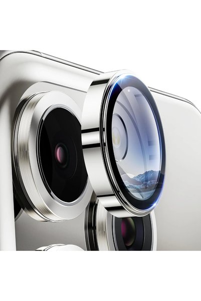 Musal واقي عدسة الكاميرا المضاد للانعكاس بدون بصمة الإصبع لهاتف iPhone 16 Pro...