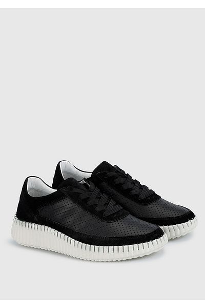 Provoq Pantofi de dama din piele neagra