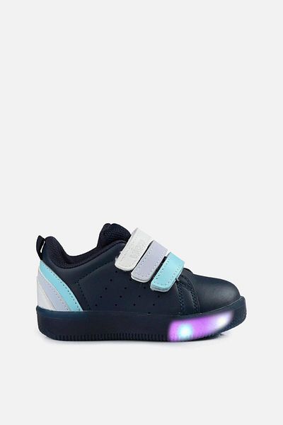 Vicco Sun Lighted Baby Boy Navy Blue Sneaker