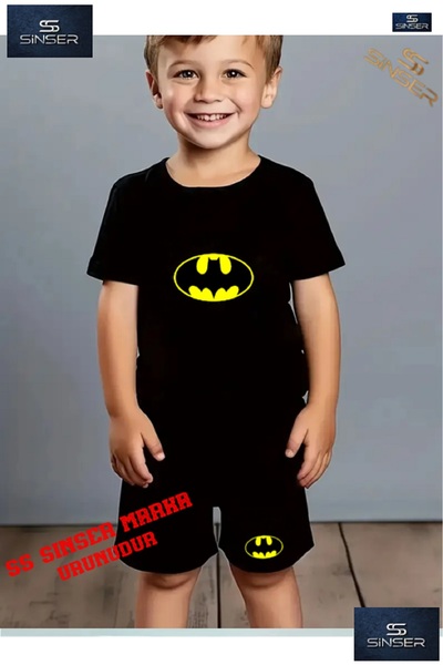 SS SİNSER Дитячий велосипедний комір з логотипом BATMAN та спеціальним принто...