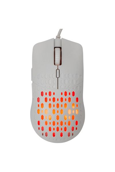 Barracuda Mouse Gaming Barracuda BGM-022, Cu fir, USB, 3200 dpi, iluminare LED (Alb)