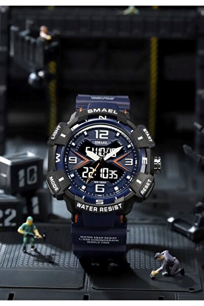 SMAEL 8076 Dijital Ve Analog Erkek Kol Saati