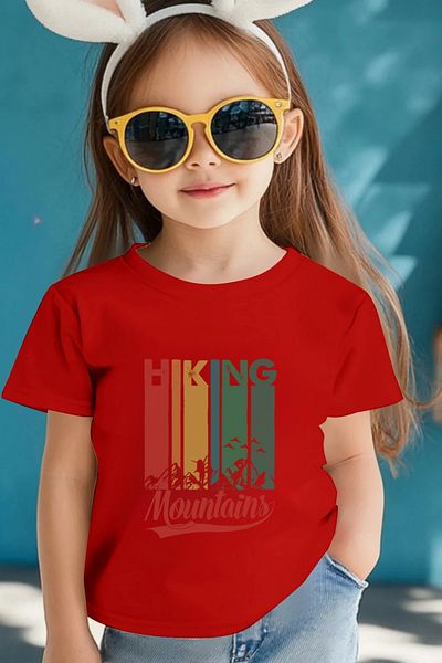 Ngiysem Retro Viking Printed Children's T-Shirt