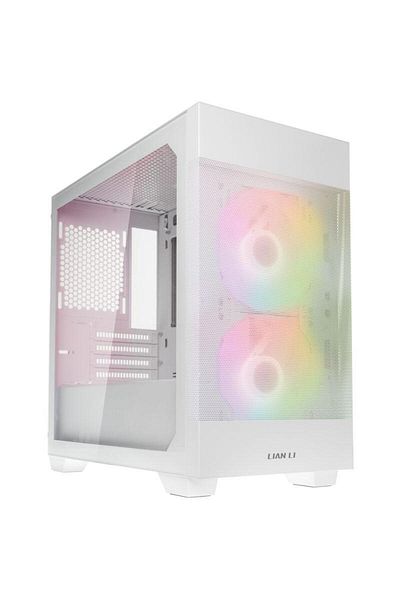 Lian Li Carcasa Lian Li LANCOOL 205M Mesh, Mini Tower, fara sursa, mATX, mITX (Alb)