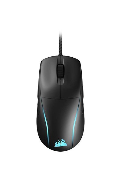 Corsair Mouse Gaming Corsair M75 Lightweight RGB, iluminare RGB, Ambidextru, 26000 DPI, Cu fir (Negru)
