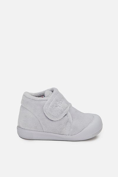 Vicco Color Comfortable Pattern Unisex First Step Gray Slippers