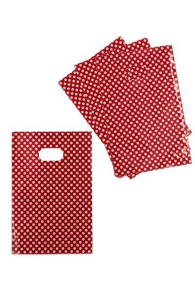 san Hand-Held Mother of Pearl Bag 13X20 cm 100's Red