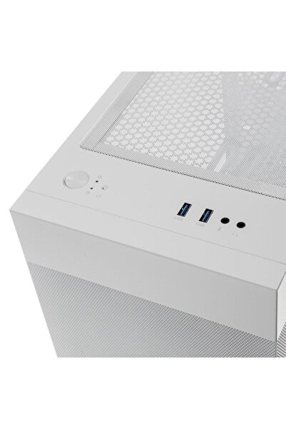 Lian Li Carcasa Lian Li LANCOOL 205M Mesh, Mini Tower, fara sursa, mATX, mITX (Alb)