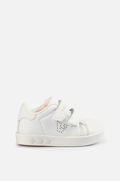 Vicco Oyo Lighted Unisex First Step White Sneaker