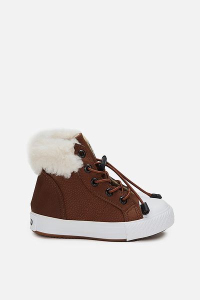 Vicco Детски светлокафяви ботуши Kuga Fur Unisex