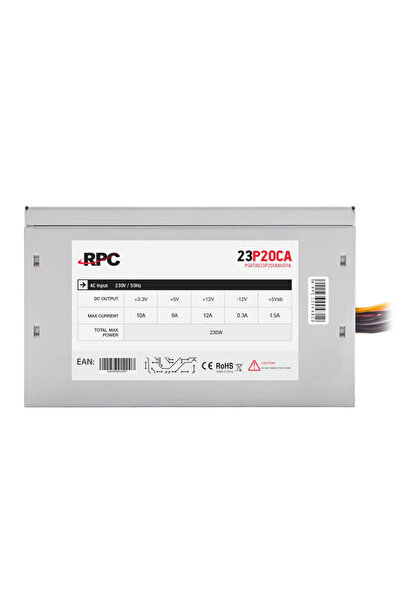 RPC Sursa RPC 23P20CA, 230W, Ventilator 12cm, PFC Pasiv