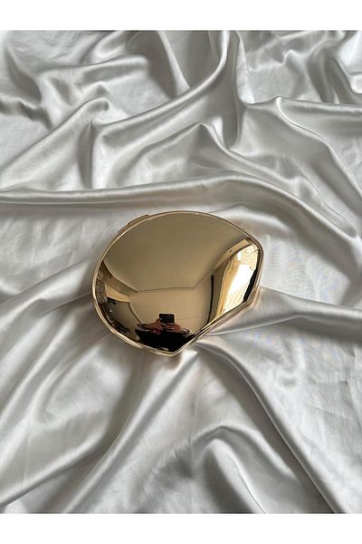 Mia Collection Τσάντα βραδινού φορέματος γάμου Damla Model Gold