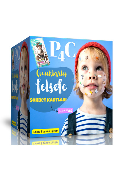 Enine Boyuna Eğitim بطاقات فلسفة الطفل P4C (112 بطاقة)