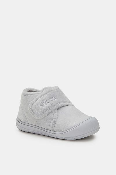 Vicco Color Comfortable Fit Unisex Preschool Gray Slippers