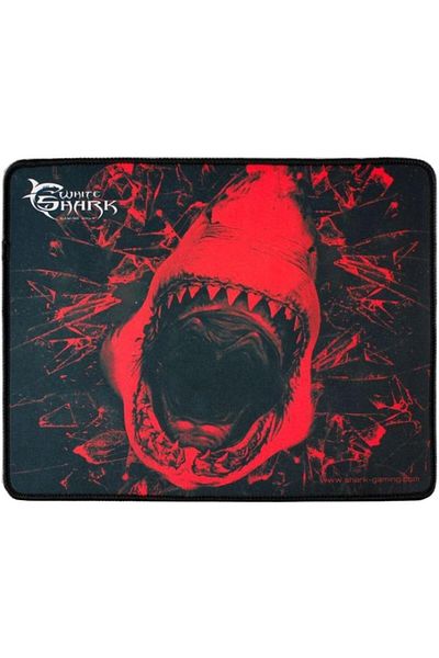 white shark Mouse Pad Gaming White Shark Skywalker, L (Negru/Rosu)