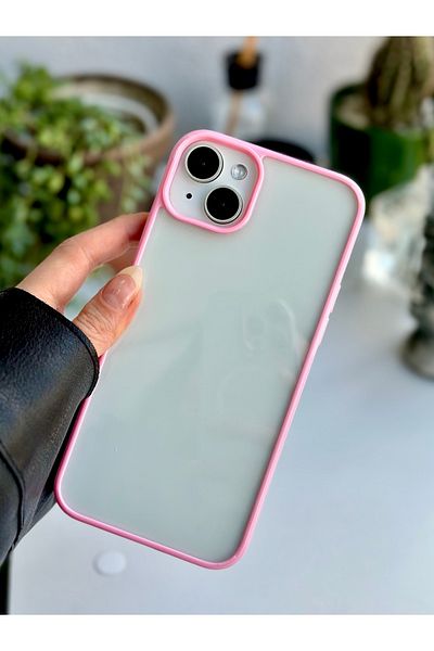 Go Aksesuar حافظة سيليكون ملونة متوافقة مع هاتف Iphone 14 Plus - 15 Plus