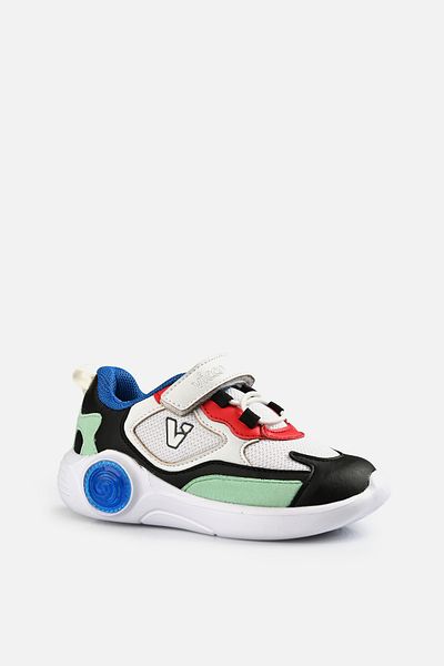 Vicco Yoda Lighted Unisex Baby White/Black Sports Shoes