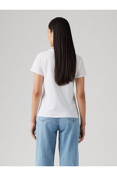 Levi's Women's Flower Patterned White T-Shirt A2086-0377