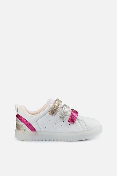 Vicco Sun Light Girl's White/fuchsia Sneaker