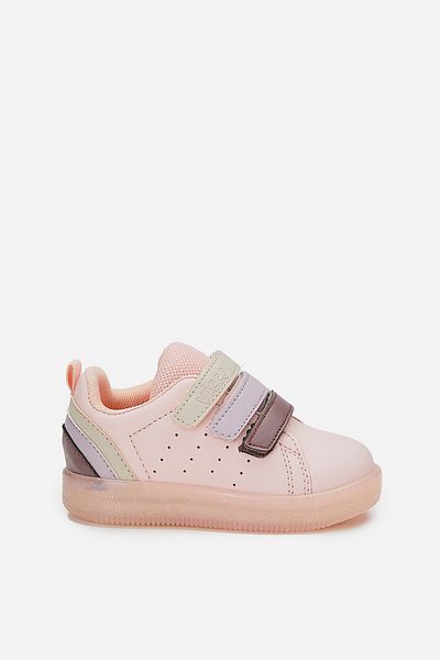 Vicco Baby Girl Powder Pink Sneaker Shoes