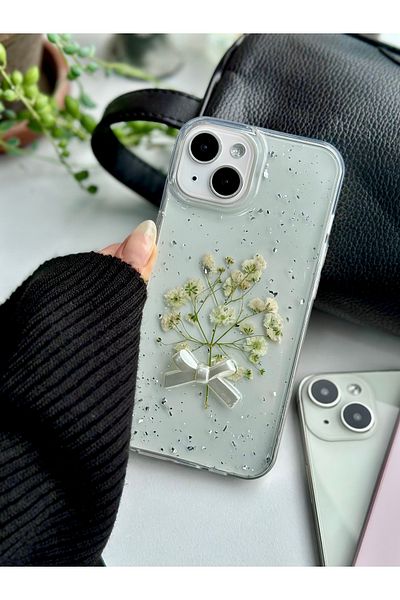 Go Aksesuar حافظة هاتف شفافة متوافقة مع هاتف Iphone 14 Plus 15 Plus