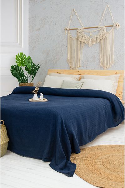Viaden Navy Blue 220X240 cm Marla Double Pike