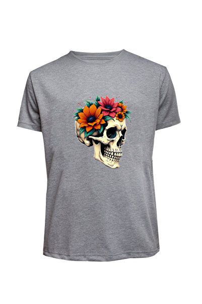 Baran Işık Футболка унісекс з принтом черепа, бавовняний джерсі Supreme Basic