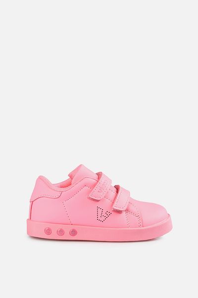 Vicco Oyo Lighted Girl Preschool Pink Sneaker