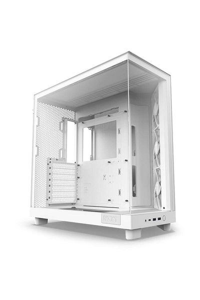 Nzxt Carcasa NZXT H6 Flow, Compact Dual-camera, MiddleTower, Alb