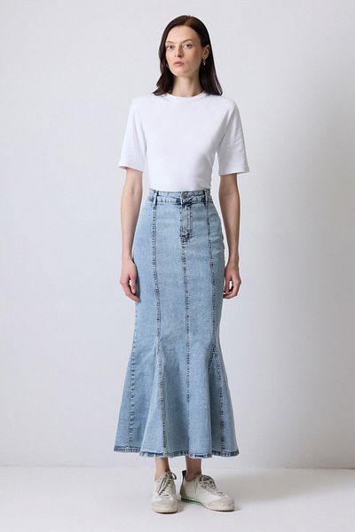 Touché Privé FUSTA DE PESCUIT DIN DENIM