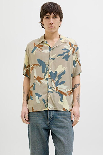 Jack & Jones Erkek Dügme Kapamali Desenli Gömlek - Luke