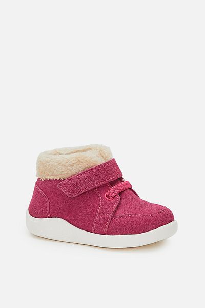 Vicco Tinky Furry Girl First Step Fuchsia Casual Shoes
