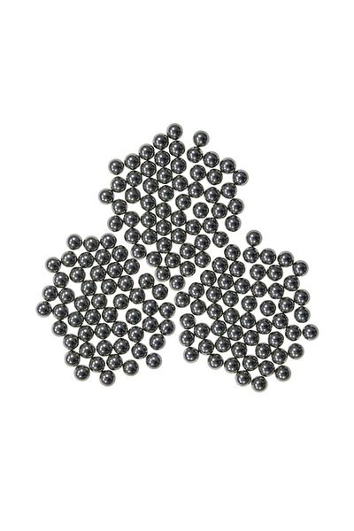Depox Set de 1000 de bile metalice IdeallStore®, Țintă de precizie, airsoft și praștie, 6 mm, 0,75 g, argintii