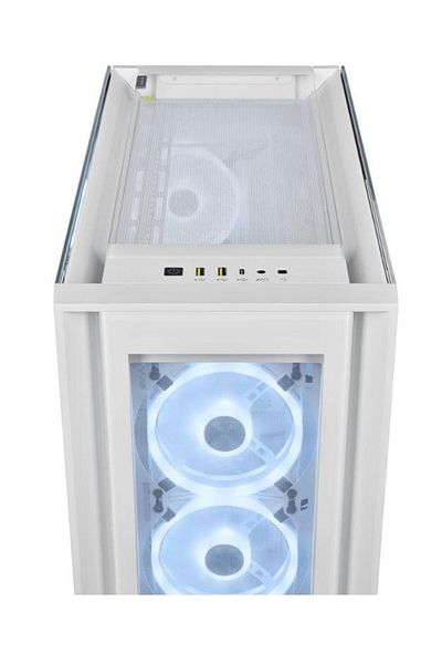 Corsair Carcasa Corsair 5000X RGB QL Edition, MidTower, Tempered Glass (Alb)