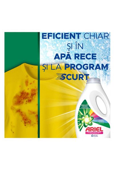 Ariel Tekutý prací prostředek Ariel Color Clean & Fresh, 40 mycích prostředků, 2L
