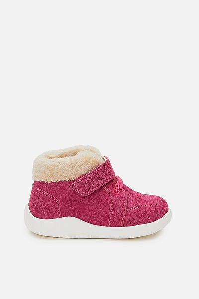 Vicco Tinky Furry Girl First Step Fuchsia Casual Shoes