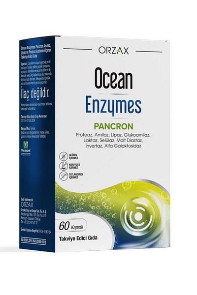 Ocean Enzymes Pacron 60 Capsules 8697595873984