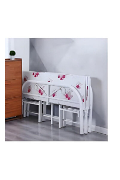 ROYAL ROSE Comfortable and portable folding metal single bed suitable for tight spaces, 190 x 90 x 70 cm