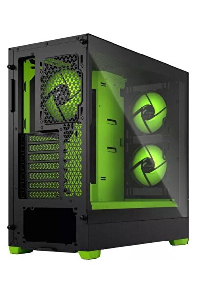 Fractal Design Carcasa Fractal Design Pop Air RGB Green Core, Middle Tower (Negru/Verde)