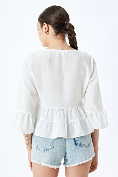 Koton Women's Blouse 5Sal60061Iw000