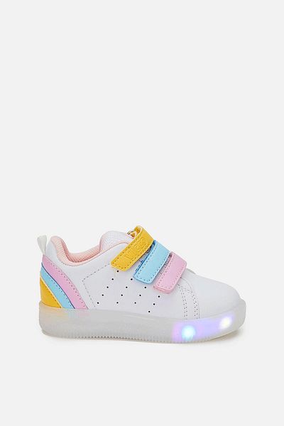 Vicco Sun Light Baby Girl White/Pink Sneaker