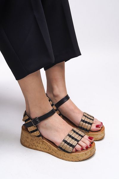 Riccon Glorsula Women's Sandals 0012230   Black