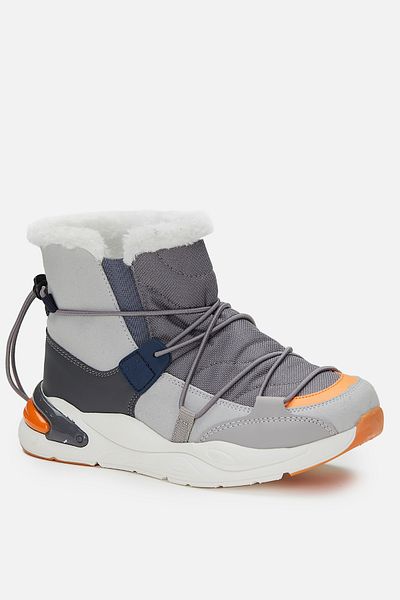 Vicco Pablo Fur Boy Gray Boots