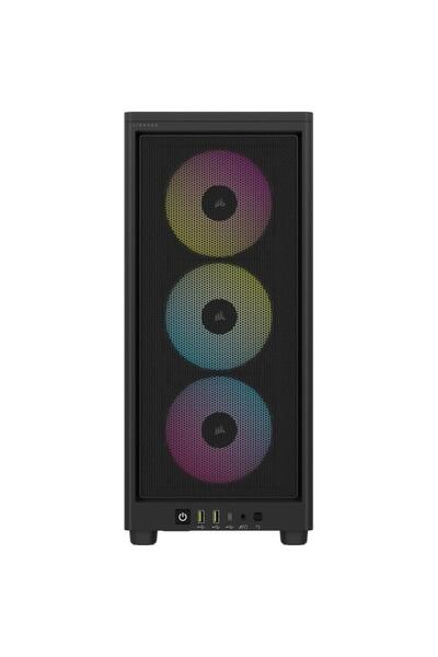 Corsair Carcasa Corsair iCUE 2000D RGB AIRFLOW Mini-ITX mic-form-factor, fara sursa, Negru