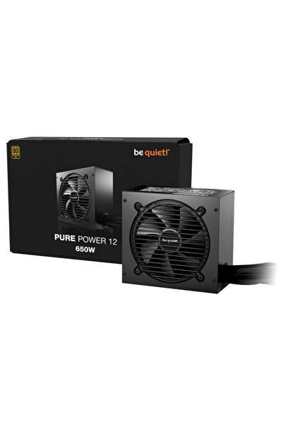 Be Quiet! Sursa taci! Pure Putere 12, 80+ Gold, 650W