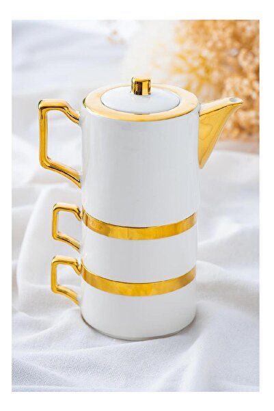 ACAR Porj-05214 Stella Porselen 2 Li Kahve Fincan Takımı