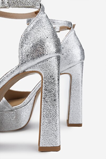 Valmenti Women's Vegan Lame Heeled Shoes