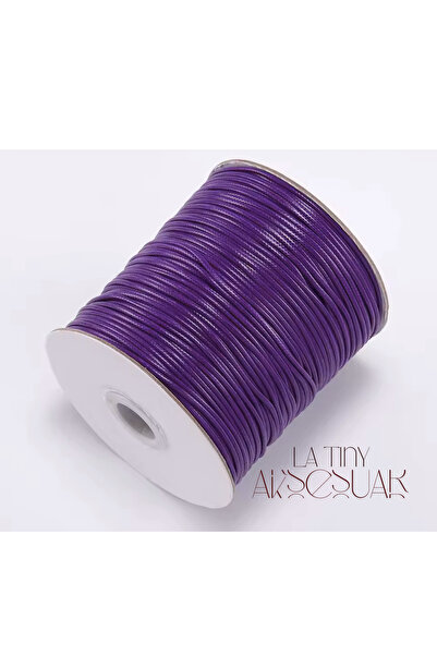 LA TINY AKSESUAR 5 Metre Kore ip - Kolye-Bileklik Takı Yapımı -Mor