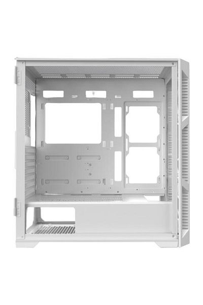 Raijintek Carcasa Raijintek Ponos Ultra TG4, Panou frontal Tempered Glass, Middle Tower, Fara sursa, ATX (Alb)