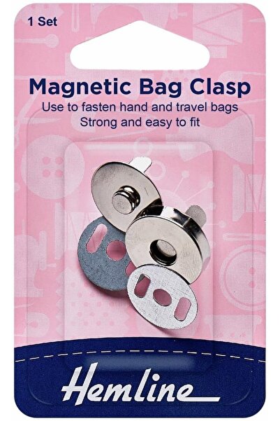 Hemline مشبك حقيبة مغناطيسي بديل H479 مقاس 32 مم | مناسب لجميع حقائب اليد والسفر